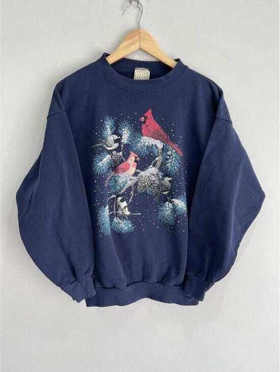 Vintage Other - Vintage Animal Birds Sweater Sweatshirt pinecone